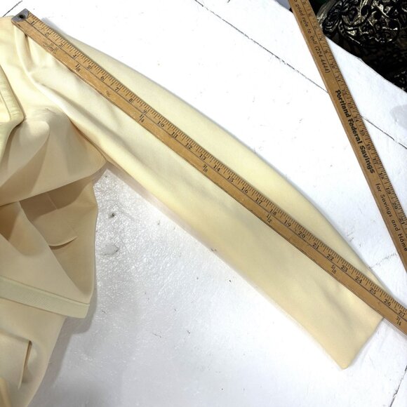 70's "After Six" Yellow Tuxedo Prom Wedding Formal Jacket - Size: 37 x Long - Picture 11 of 12